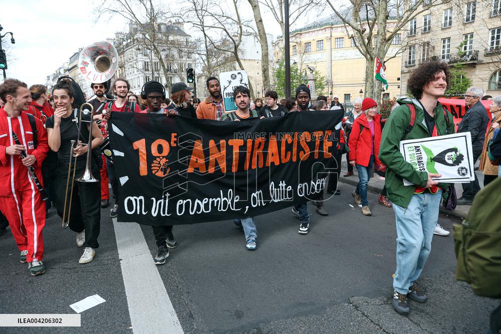 March Against Racism In Paris