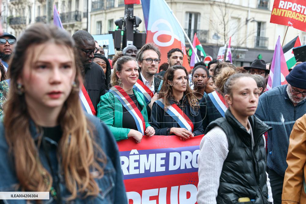 March Against Racism In Paris