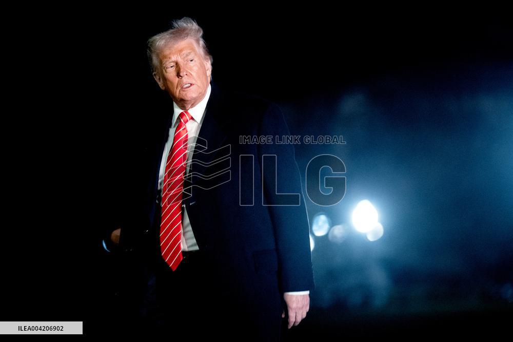 President Trump and Elon Musk return to The White House aboard Marine One