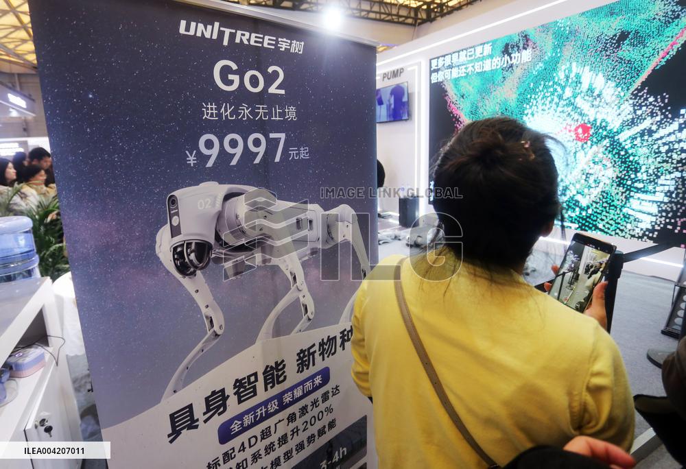 Robot Displayed at 2025AWE in Shanghai