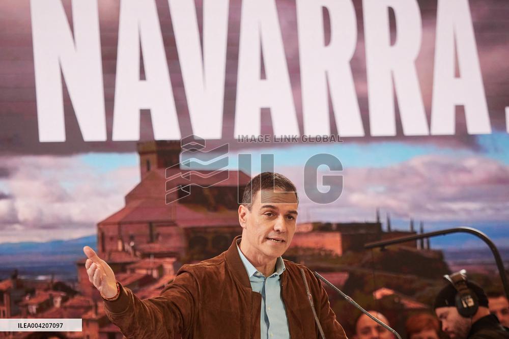 Pedro Sanchez attends the 13th Congress of the PSN in Pamplona - Spain