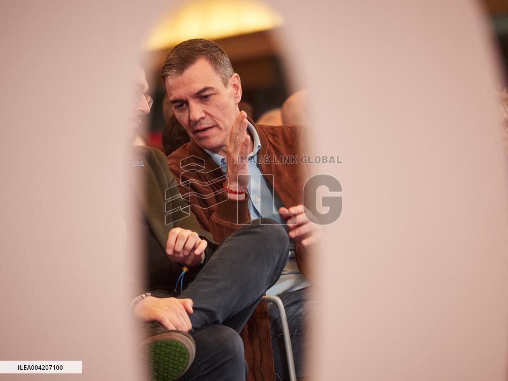 Pedro Sanchez attends the 13th Congress of the PSN in Pamplona - Spain