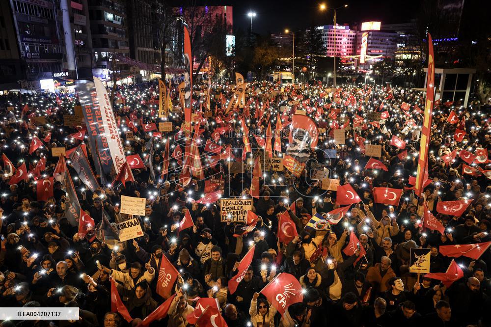 Protests Intensify For Fourth Night After Istanbul Mayor's Arrest - Ankara