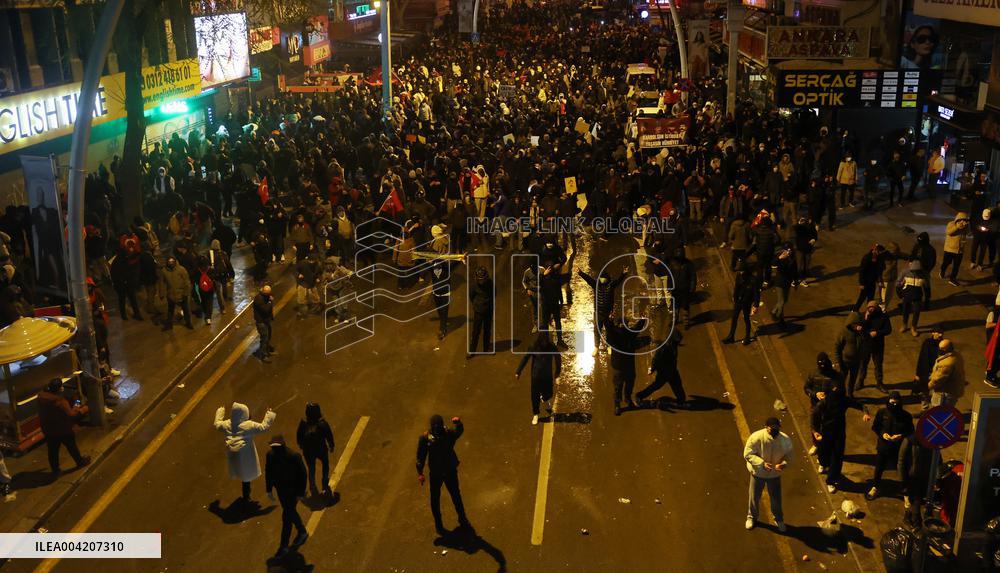 Protests Intensify For Fourth Night After Istanbul Mayor's Arrest - Ankara