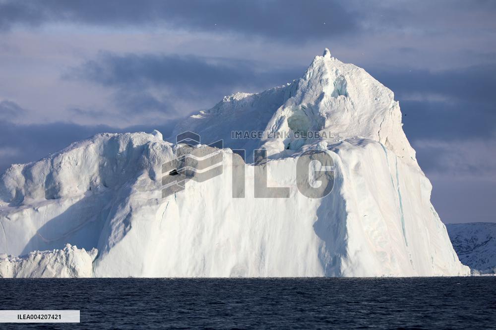 Icebergs at the Disko Bay close to Ilulissat - Greenland