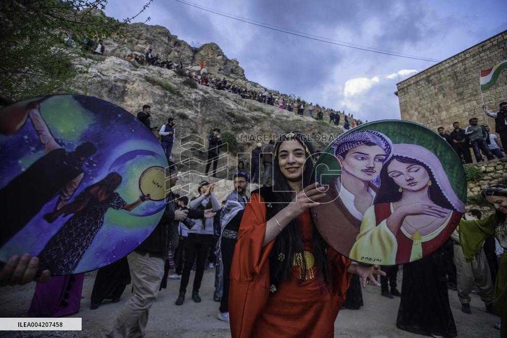 Iraqi Kurds Celebrate Nowruz - Akre