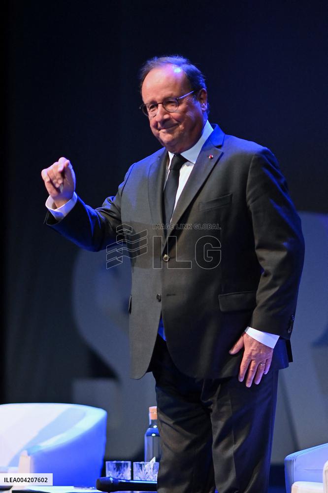 François Hollande at Series Mania in Lille