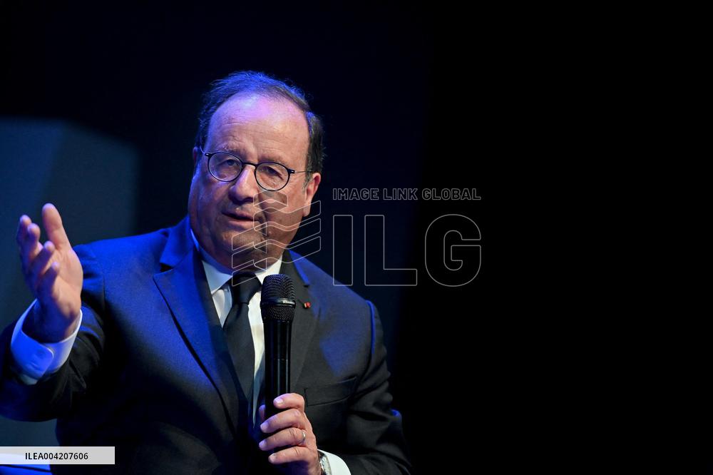 François Hollande at Series Mania in Lille