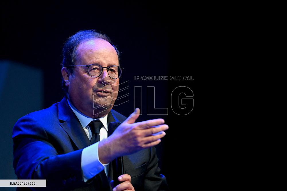 François Hollande at Series Mania in Lille
