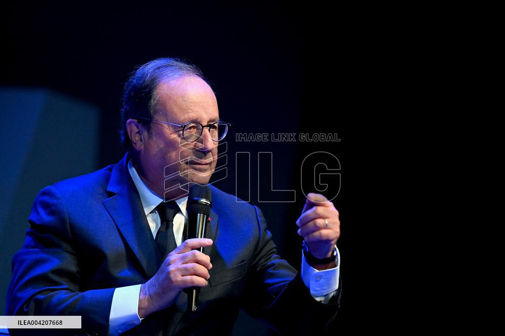 François Hollande at Series Mania in Lille