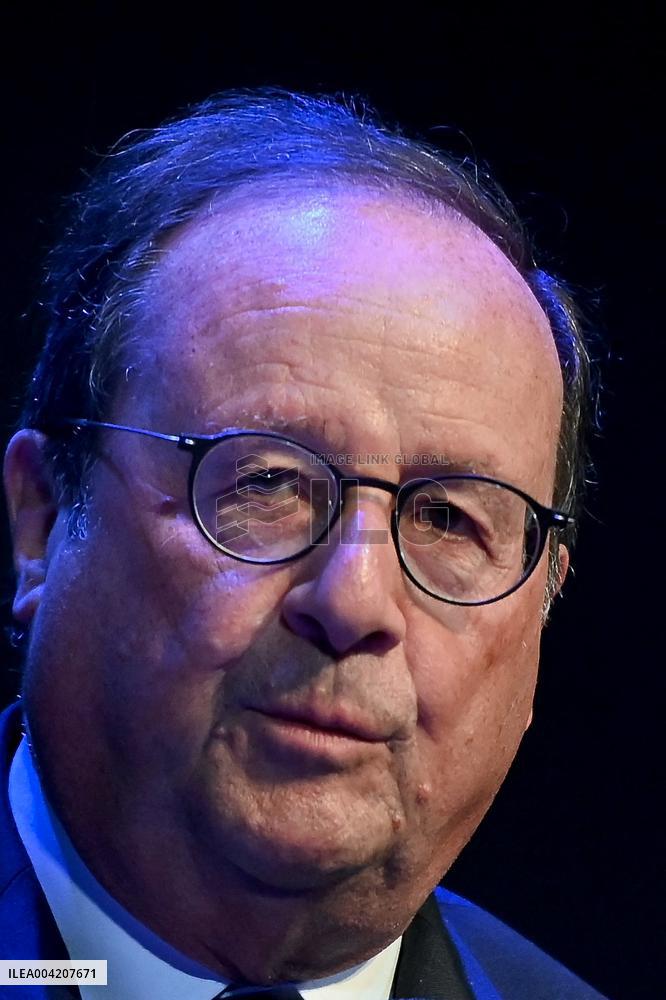 François Hollande at Series Mania in Lille