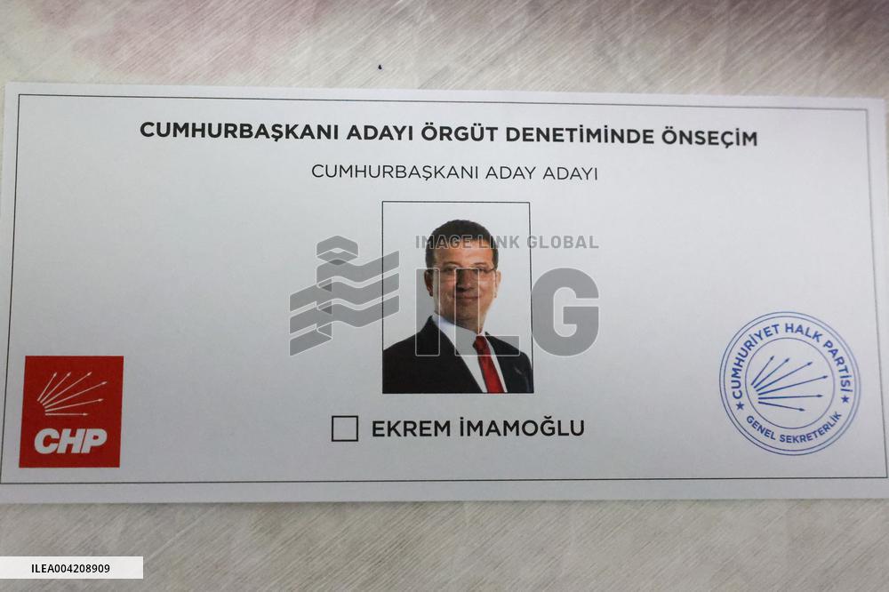 Turkish opposition party members, others head to polls for primary election - Istanbul