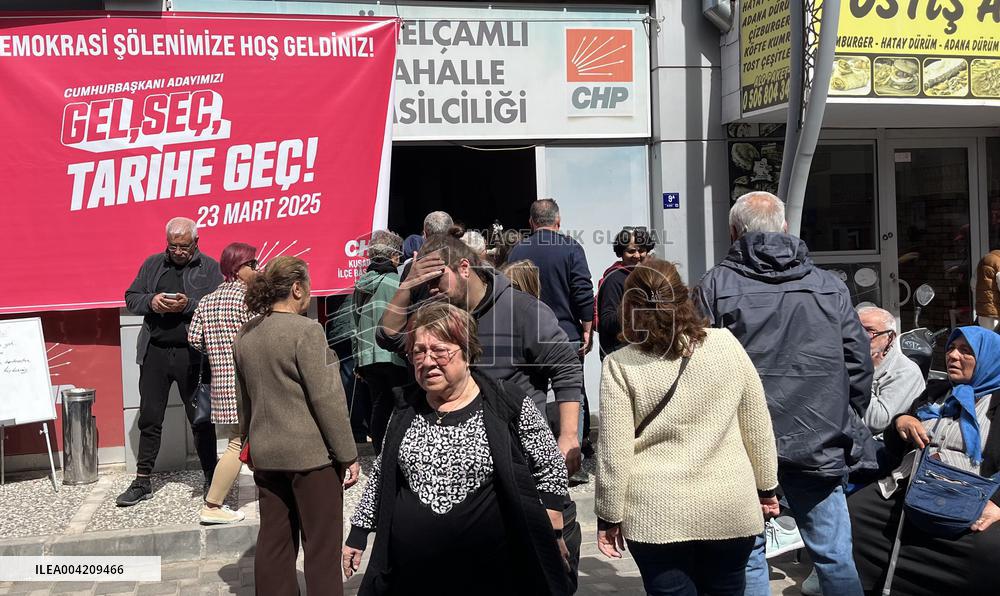 Turkish opposition holds historic primary as Istanbul Mayor Imamoglu jailed