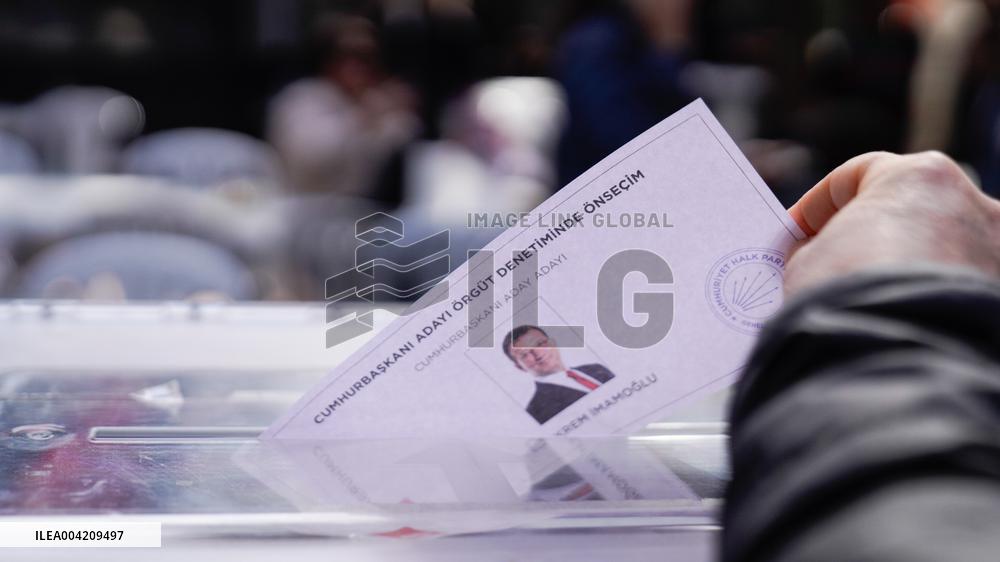 Turkish opposition holds historic primary as Istanbul Mayor Imamoglu jailed