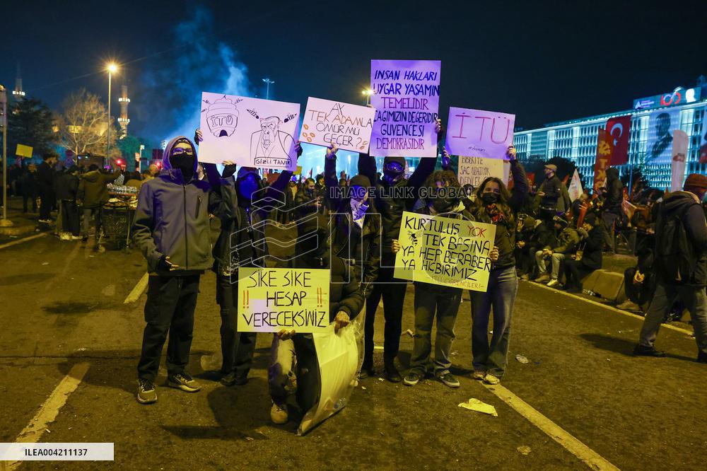 Protests Intensify For Fifth Night As Istanbul Mayor Imamoglu Jailed