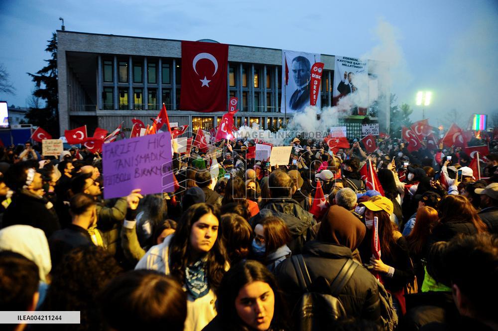 Protests Intensify For Fifth Night As Istanbul Mayor Imamoglu Jailed