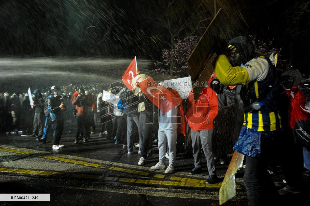Protests Intensify For Fifth Night As Istanbul Mayor Imamoglu Jailed
