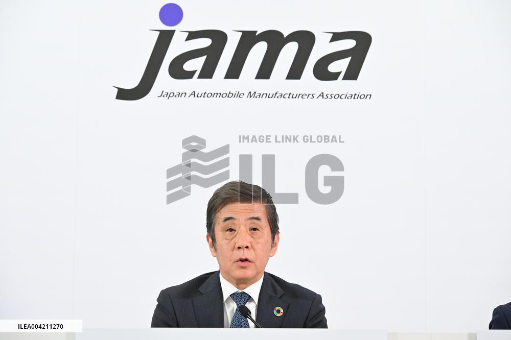 Japan Automobile Manufacturers Association, Inc. March press conference.