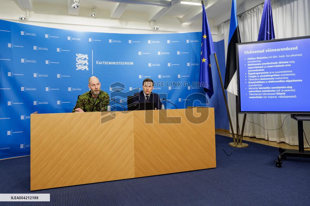 Press conference of the Ministry of Defence