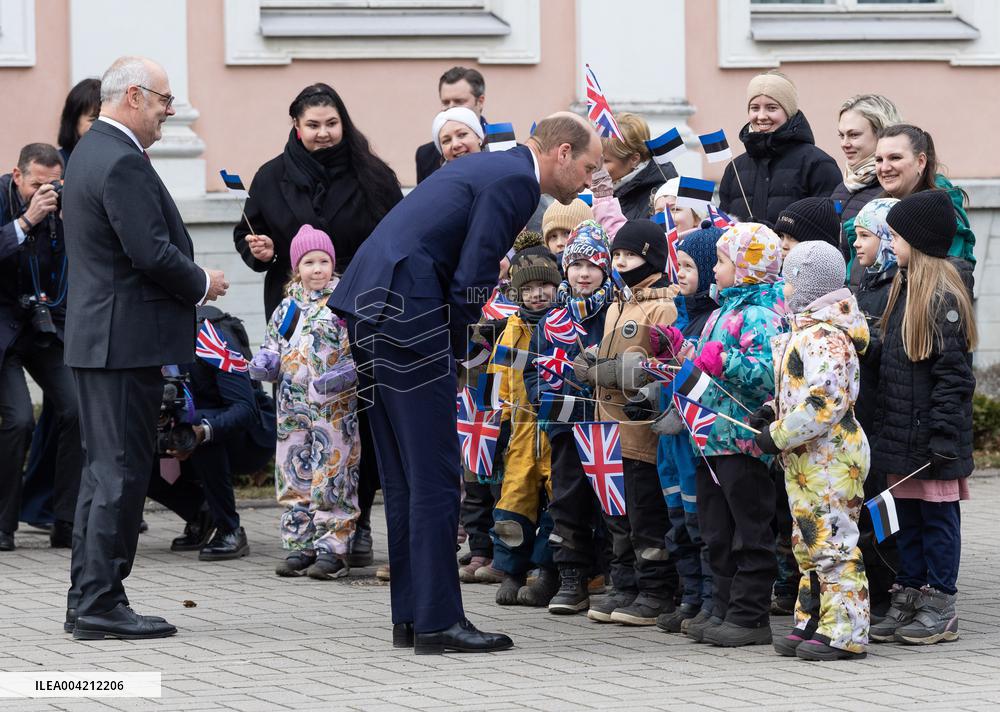 Prince William´s first official visit to Estonia