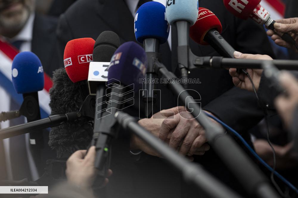 Francois Bayrou during a visit focused on defence industry - Bourges