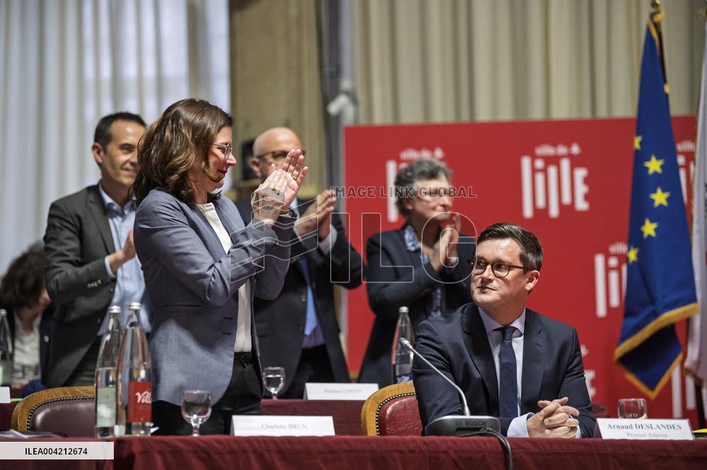 Arnaud Deslandes Elected Mayor Of Lille - France