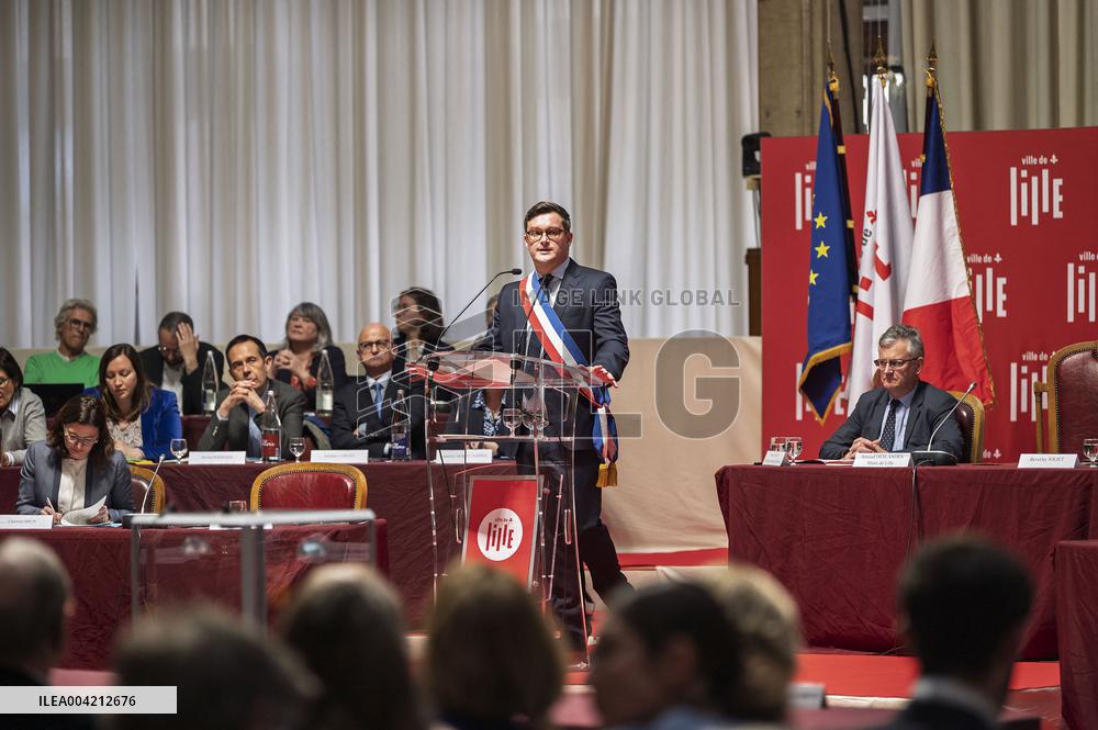 Arnaud Deslandes Elected Mayor Of Lille - France