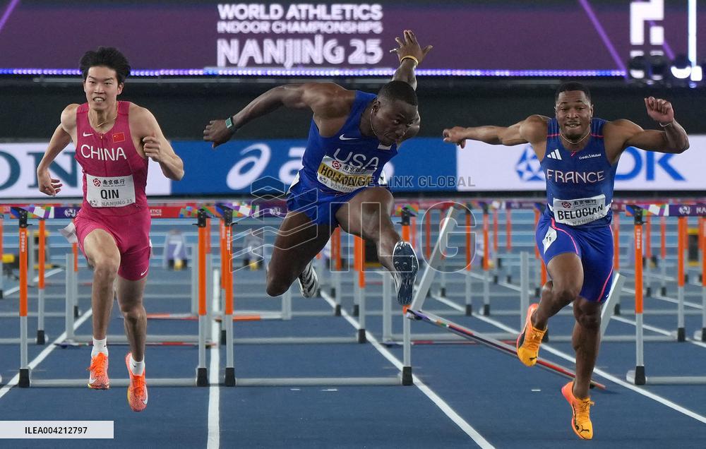 Wilhem Belocian Wins Silver in 60m Hurdles - China