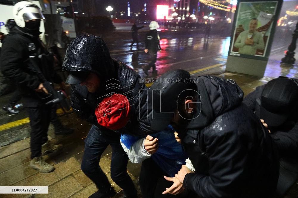 Protests In Ankara Intensify For Fourth Night Over Istanbul Mayor Jailed