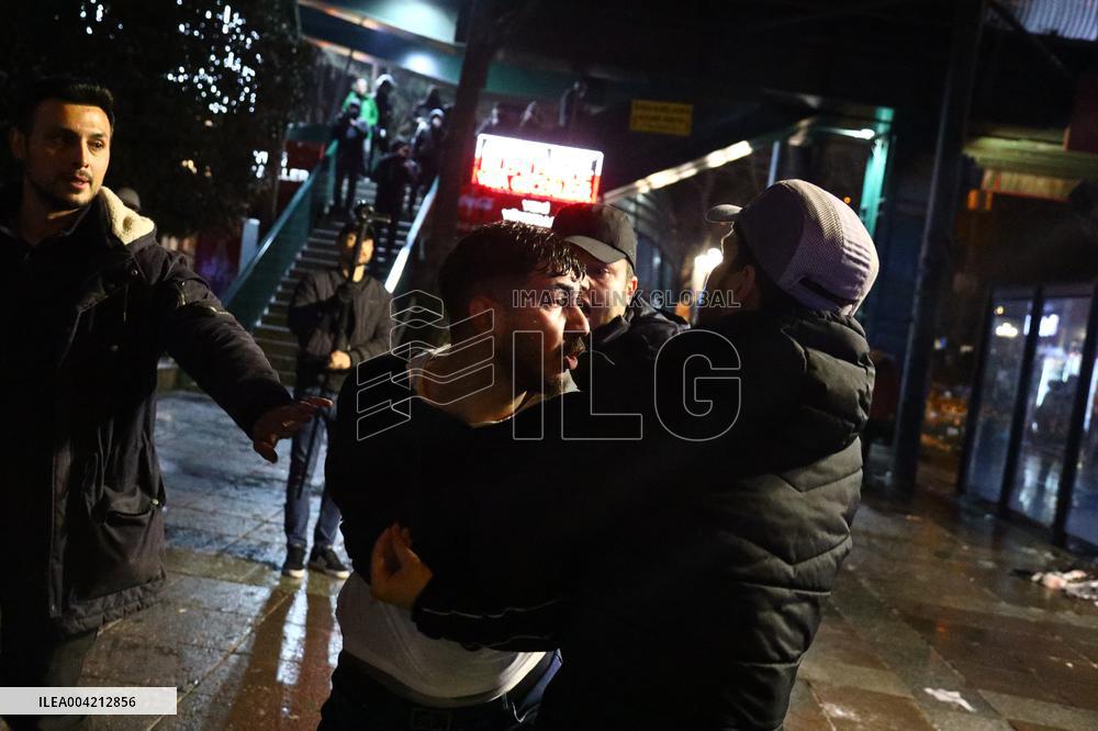 Protests In Ankara Intensify For Fourth Night Over Istanbul Mayor Jailed