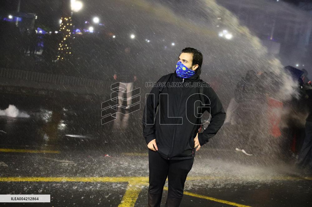 Protests In Ankara Intensify For Fourth Night Over Istanbul Mayor Jailed