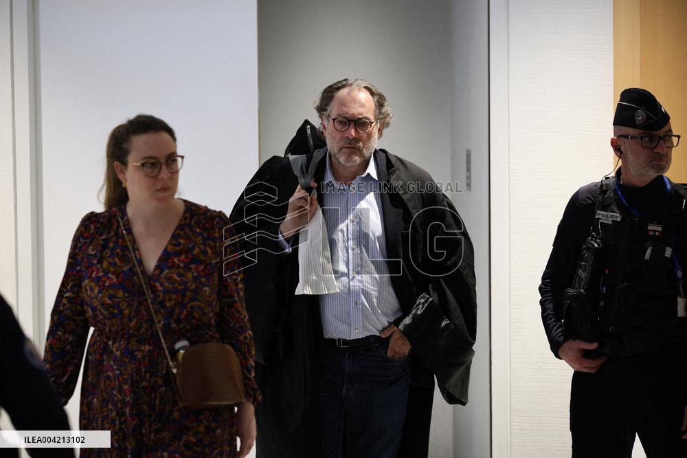 Gerard Depardieu Trial For Sexual Assault - Paris