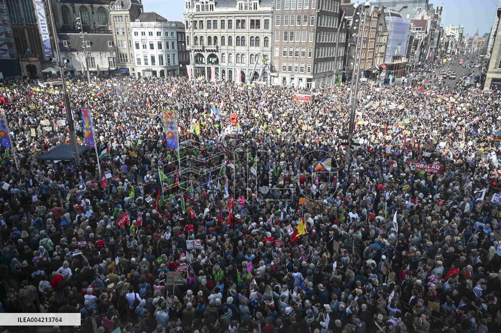 Protest Against Racism In Amsterdam