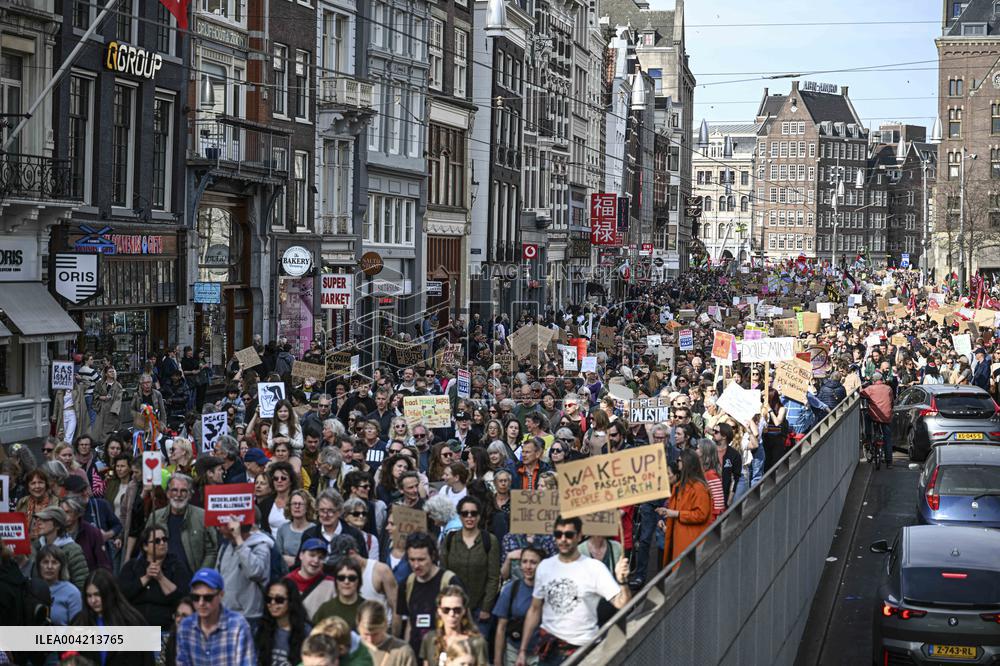 Protest Against Racism In Amsterdam