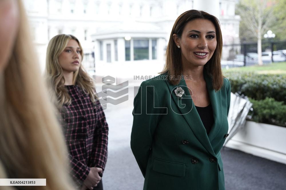 Alina Habba talks to reporters - Washington