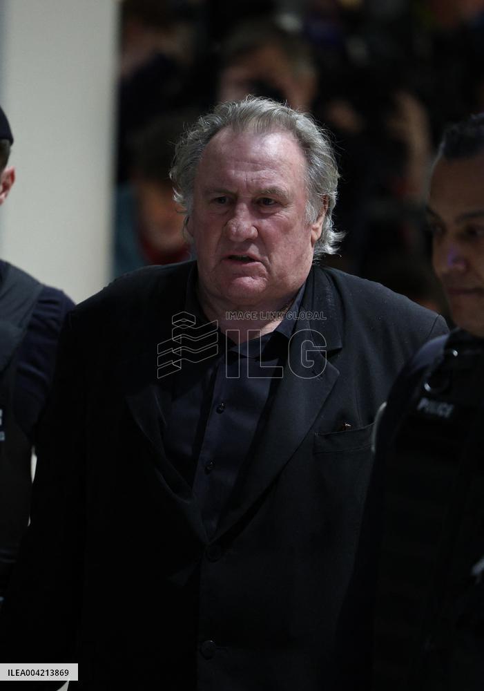 Gerard Depardieu Trial For Sexual Assault - Paris