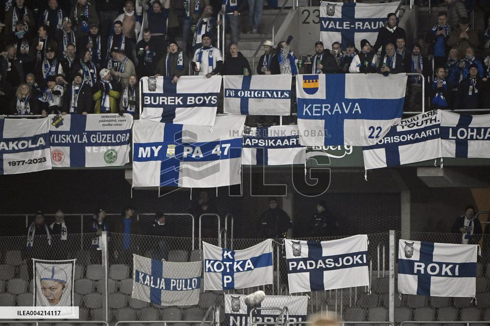 FIFA World Cup 2026 European qualifier Group G football match Lithuania vs Finland