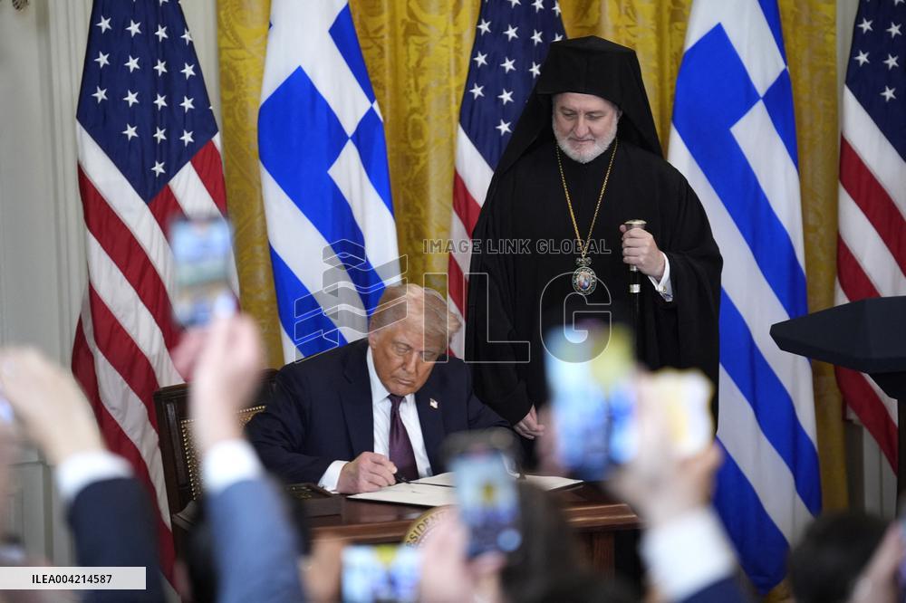 Donald Trump on Greek Independence Day - Washington