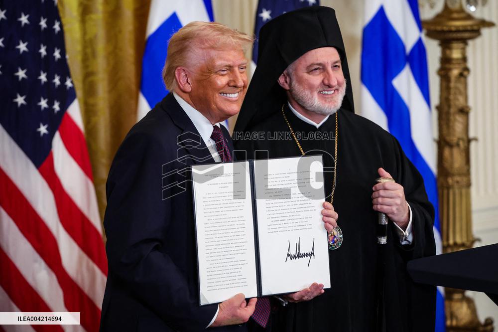 DC: President Trump Celebrates Greek Independence Day at the White House