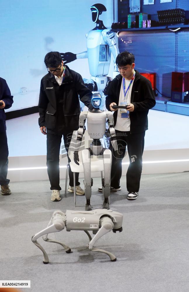 UNITREE Booth at 2025AWE in Shanghai