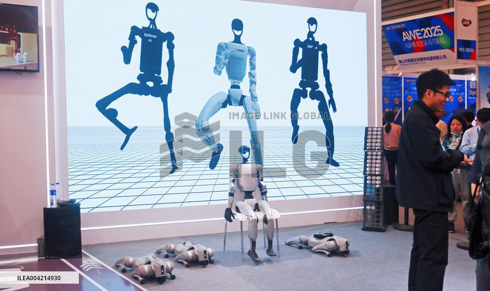UNITREE Booth at 2025AWE in Shanghai