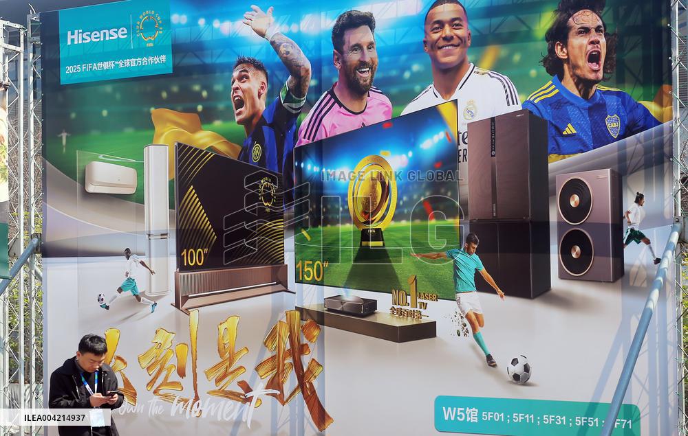 HISENSE Booth at 2025AWE in Shanghai