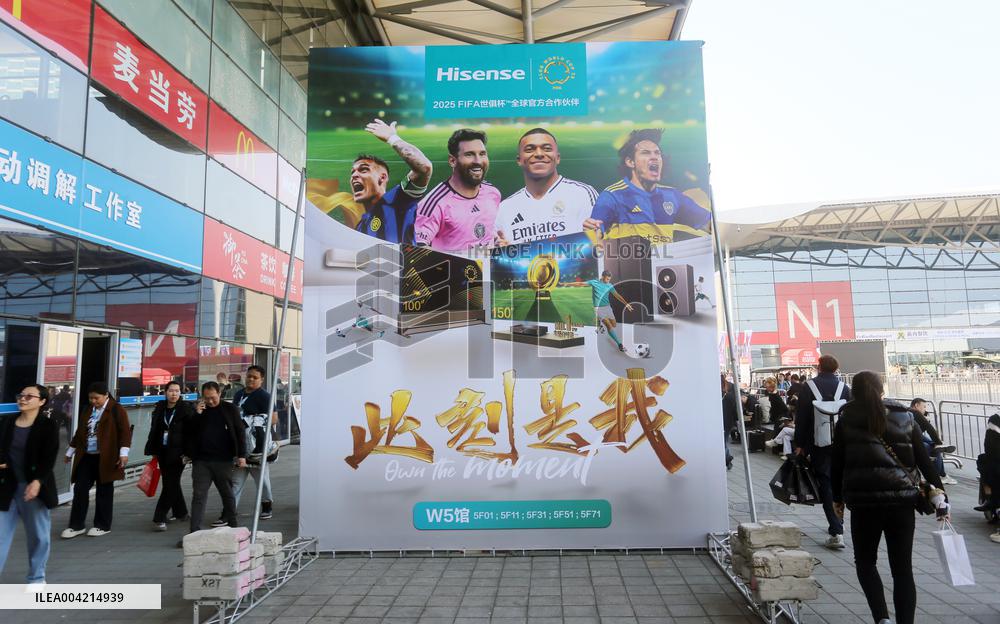 HISENSE Booth at 2025AWE in Shanghai