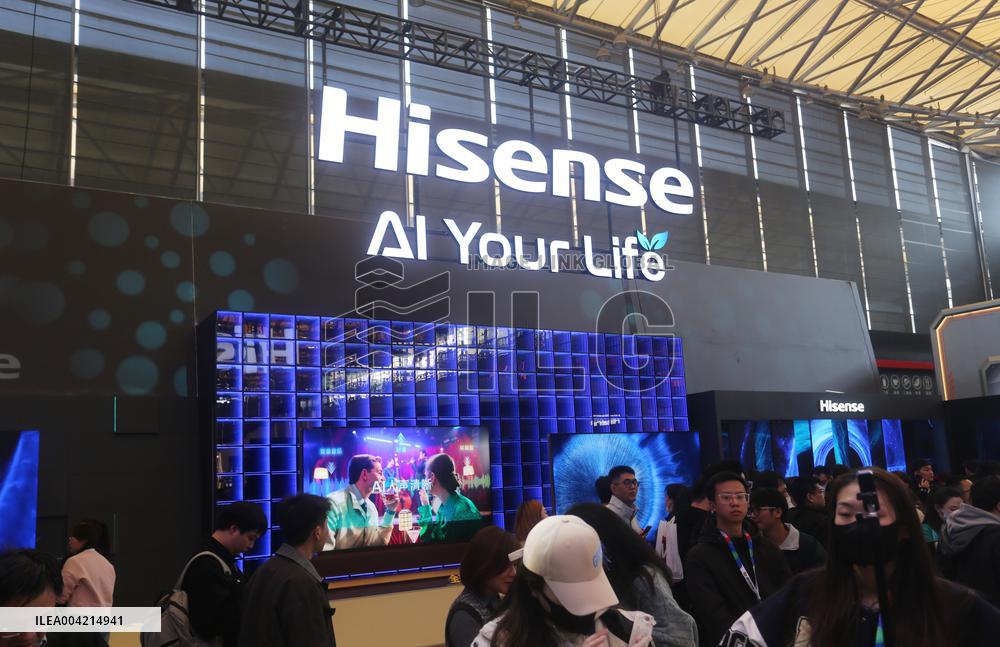 HISENSE Booth at 2025AWE in Shanghai