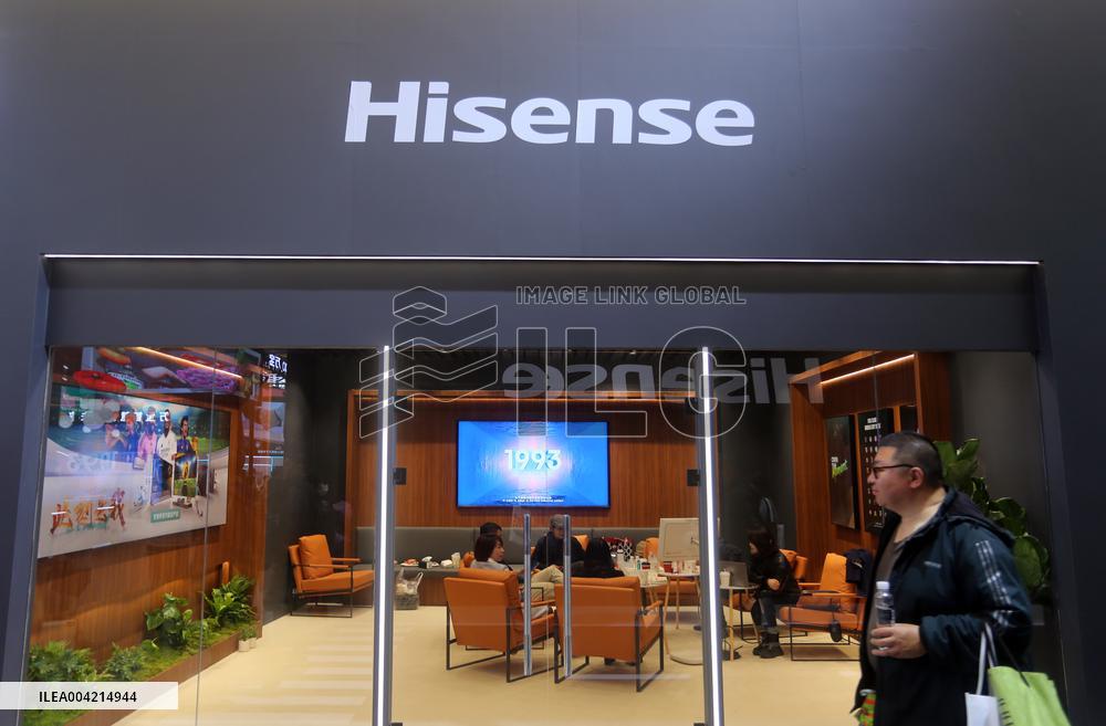 HISENSE Booth at 2025AWE in Shanghai