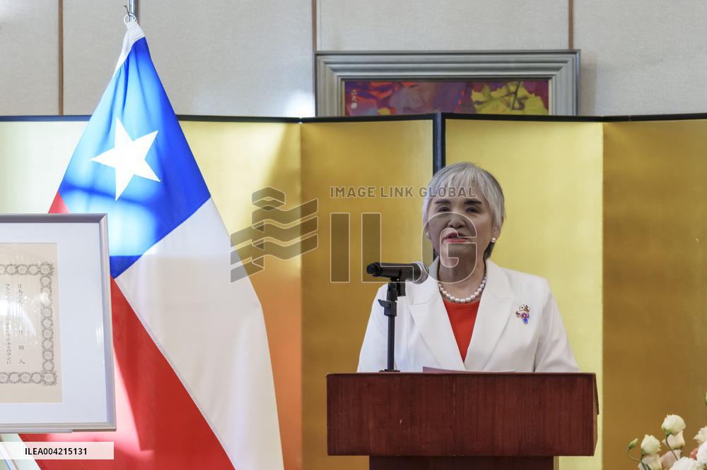 Senator Francisco Javier Chahuán was awarded the "Order of the