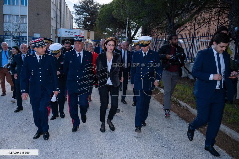 Amelie De Montchalin Visit To The Customs Services - La Seyne Sur Mer
