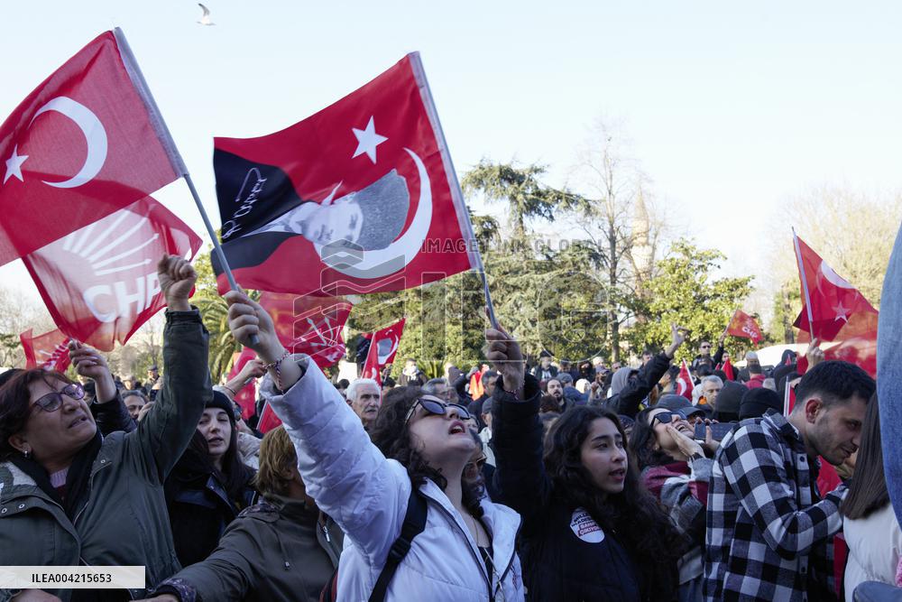 Istanbul Protest For Democracy - Istanbul