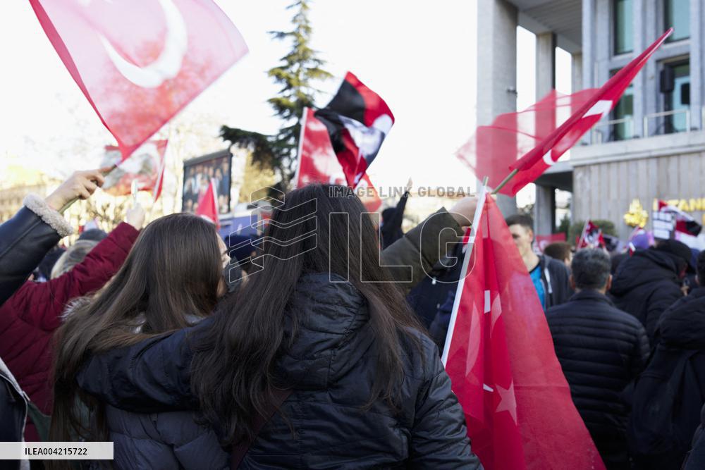 Istanbul Protest For Democracy - Istanbul
