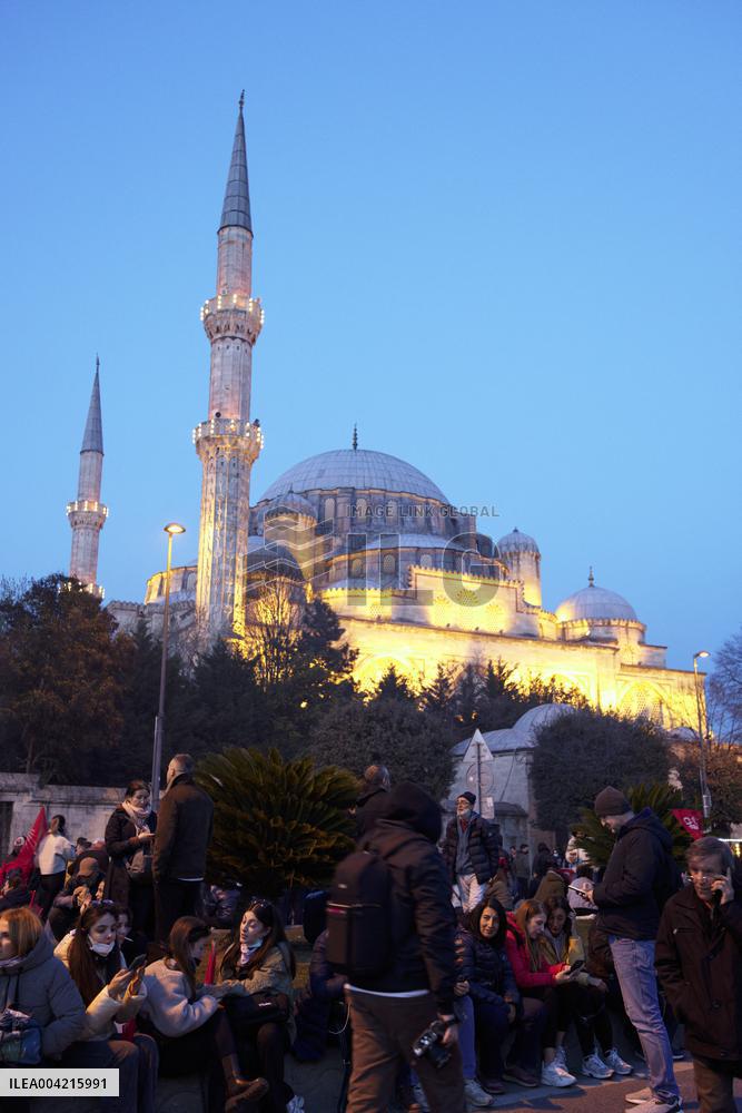 Istanbul Protest For Democracy - Istanbul
